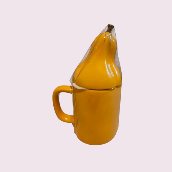 Rae Dunn Oh My Gourd Autumn Fall Coffee Mug & Lid topper New - Picture 3 of 8
